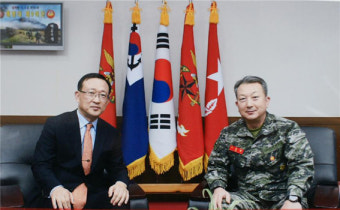 김재근 제주병무청장, 이용훈 해병대 제9여단장 예방