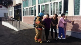 안덕119센터, 새소망 요양병원 소방훈련 전개