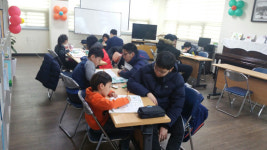 반딧불이 작은도서관, 초등생 학습멘토링 운영