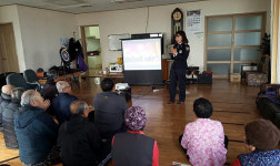 제주동부경찰서, 찾아가는 경로당 교통사고 예방교육