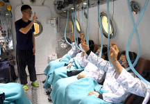 제주해군기지, 지역 해녀 고압산소치료장비 의료지원