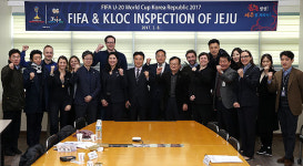 FIFA 실사단, U-20 월드컵 서귀포 경기장 최종 점검