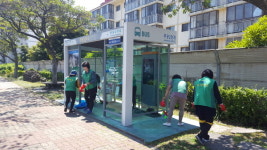 동홍동새마을부녀회, 6월 버스승차대 청결의 날 맞이 정비활동 실시