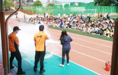 이도119센터, 아라초등학교 소방훈련 실시