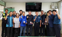 제주서부경찰서, 마늘방범 우수활동 협력단체 회원 감사장