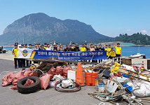 서귀포해경, 화순항 일대 민.관 합동 정화활동