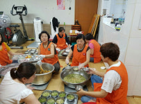 제주한빛라이온스클럽. 아라종합복지관서 어르신 위한 급식봉사