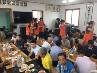 하귀농협 고향주부모임, 경로당 건강음식 제공