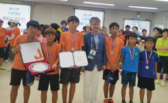 아라초등학교 정구팀, 전국대회 준우승