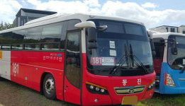 제주도 버스 디자인 랩핑...산뜻하게 바뀝니다