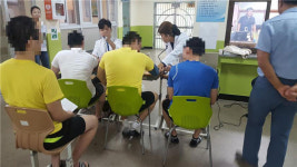 한국건강관리협회, 한길정보통신학교 무료 건강검진