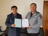 길갈축산, 제주해안경비단에 돼지고기 기증