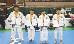 제주 유도 꿈나무들, 전도유도대회서 활약