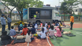 항만119센터, 동광초등학교 이동안전체험 운영