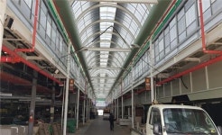 제주시 민속오일시장 아케이드 추가 시설공사 착수