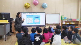 제주시 동부보건소, 보육시설 손씻기 체험교실 운영