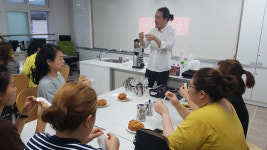 강정초등학교, 학부모 대상 커피교실 운영