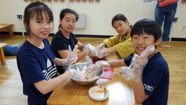 구엄초, 식(食)사랑 농(農)사랑 삼색수제비 만들기 체험학습