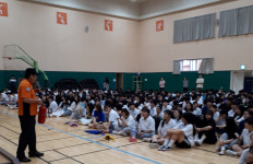 한림119센터, 한림고등학교 소방합동훈련 실시