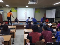 대륜119센터, 서귀포시 일터나눔지역자활센터 소방안전 교육