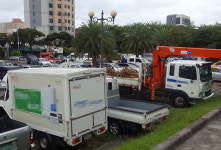 이런 난장판이....신산공원, 영상진흥원 관리 엉망