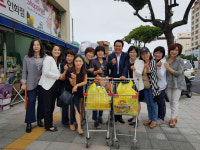 한울통상용현농협지점 | NH농협 제주기업지원센터지점-지슬봉사회, 홀몸어르신에 밑반찬 전달