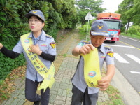 효돈119센터,소방차 길터주기 홍보 실시