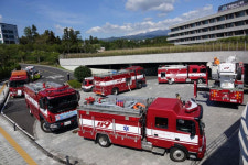 서귀포소방서, 히든클리프 합동 소방훈련 실시