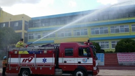 오라119센터, 중앙초등학교 합동 소방훈련 실시