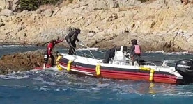 제주 추자도 갯바위 낚시객 밀물에 고립됐다가 구조