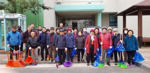동홍9통노인회, 설맞이 대청결운동 실시