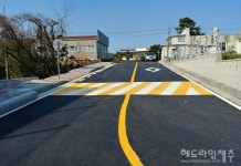 서귀포시 남원중학교 인근 도시계획도로 개통
