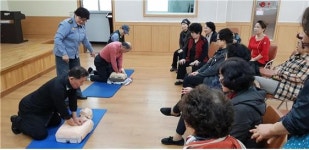 삼양동, 주민자치센터프로그램 수강생 대상 도민안전 교육