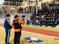 대정119센터, 대정고등학교 합동소방훈련