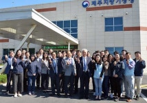 김종석 기상청장, 제주지방기상청 현장 점검