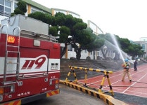 한경119센터, 신창초.중학교서 소방훈련 진행