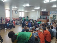 종달리부녀회, 경로당 어르신에 점심식사 제공