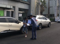서홍동주차문화개선추진위원회, 차고지증명제 시행 홍보