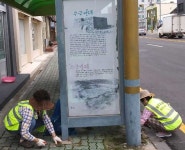 용담 2동, 버스 승차대 환경 정비 실시