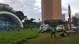서홍동주민센터, 여름 휴가철 집중 환경정비