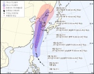 제13호 태풍 '링링' 북상, 6일 제주도 통과...예상경로는?