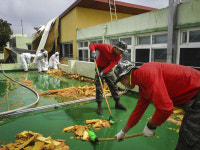 해병대 9여단, 태풍 링링피해복구 구슬땀