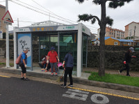 [동정] 도두동장, 버스 승차대 주변 환경정비