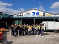 성산119센터 고성오일시장, 성산일출봉 화재예방 실시