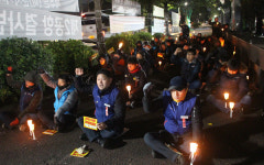민주노총 제주본부 교통약자지원센터-북부소각장, 직접 고용하라
