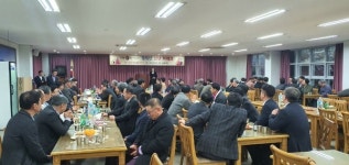 대륜동장, 4개 마을 신년하례회 참석