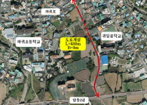 제주, 귀일중학교 서쪽 도로 개설공사 4월 완료 예정