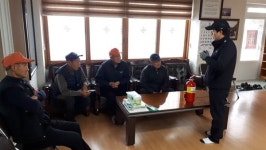 대정119센터, 화재 없는 안전마을 화재예방 교육