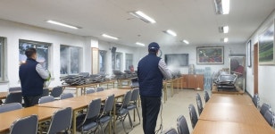 연동, 경로당 자체 방역소독 실시