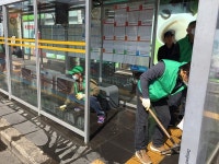 새마을지도자 용담1동협의회, 코로나 예방 다중이용시설 방역